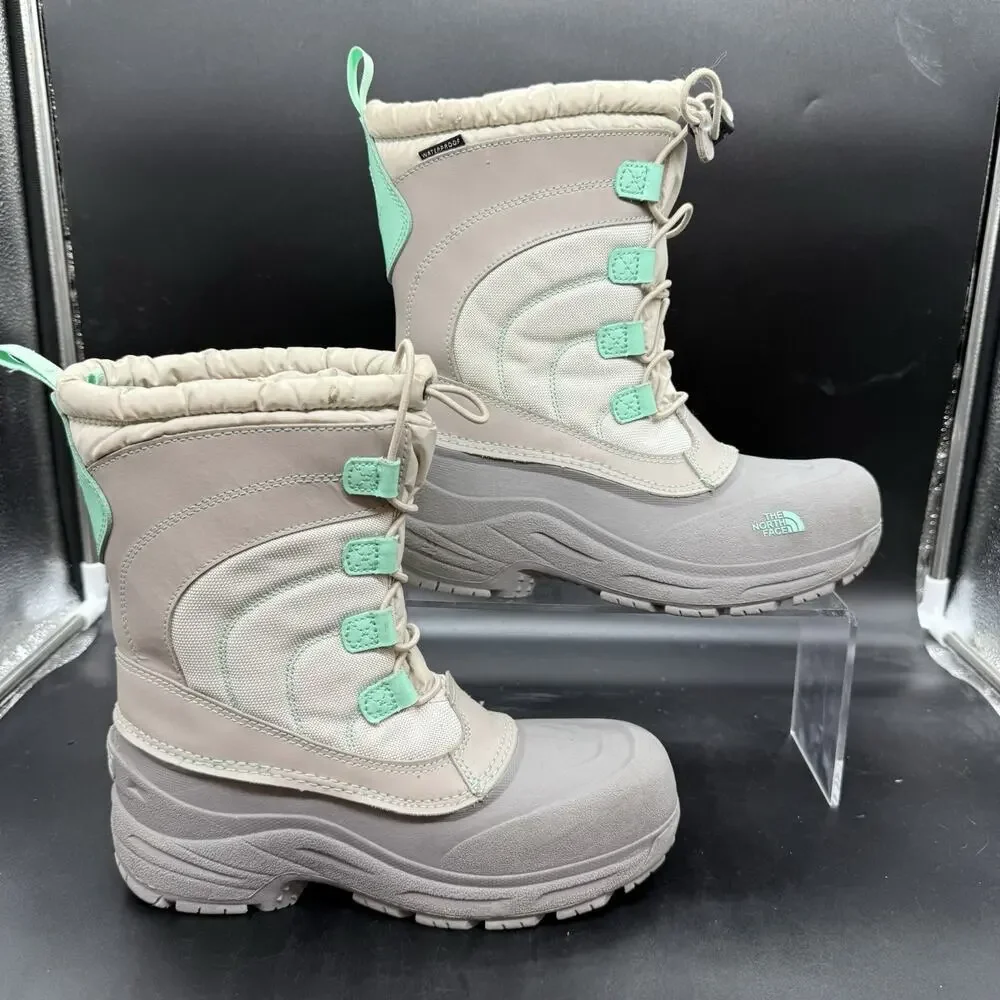 The North Face Alpenglow Therma Felt Kids Size 5 Waterproof Insulated Snow Boots